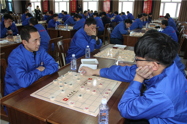 光明家具舉辦迎新春象棋大賽