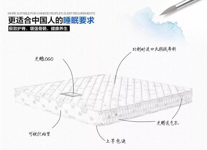 優(yōu)質(zhì)實(shí)木床你已經(jīng)有了就缺這樣一張好床墊了！